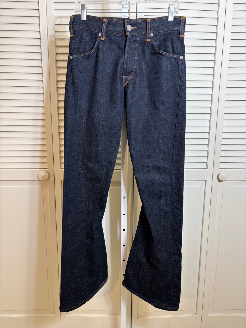 Vintage Levi's Dark Blue Bootcut Women's Engineered Twisted Jeans Size 29